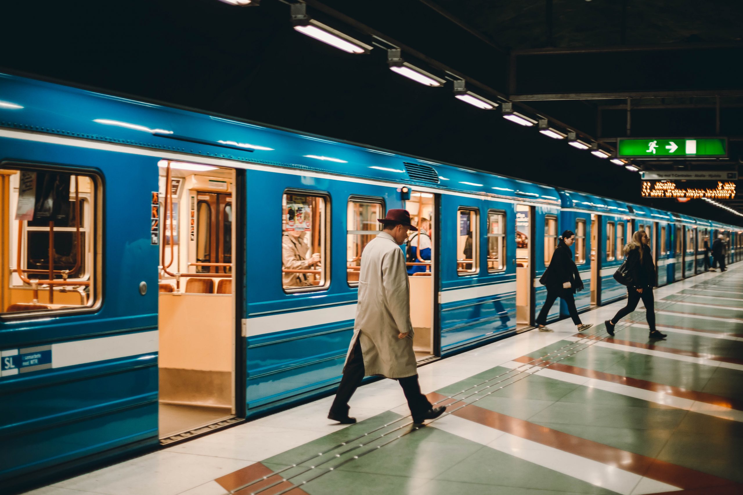 Train at station